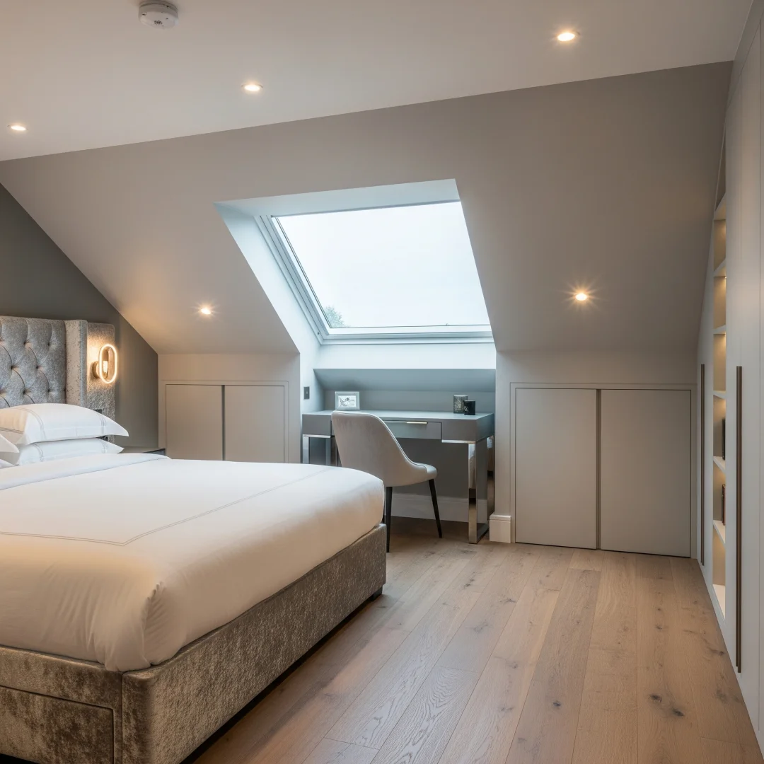 Contemporary Loft Bedroom